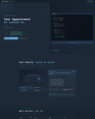 Auto Repair Shop Advanced Booking Website Template
