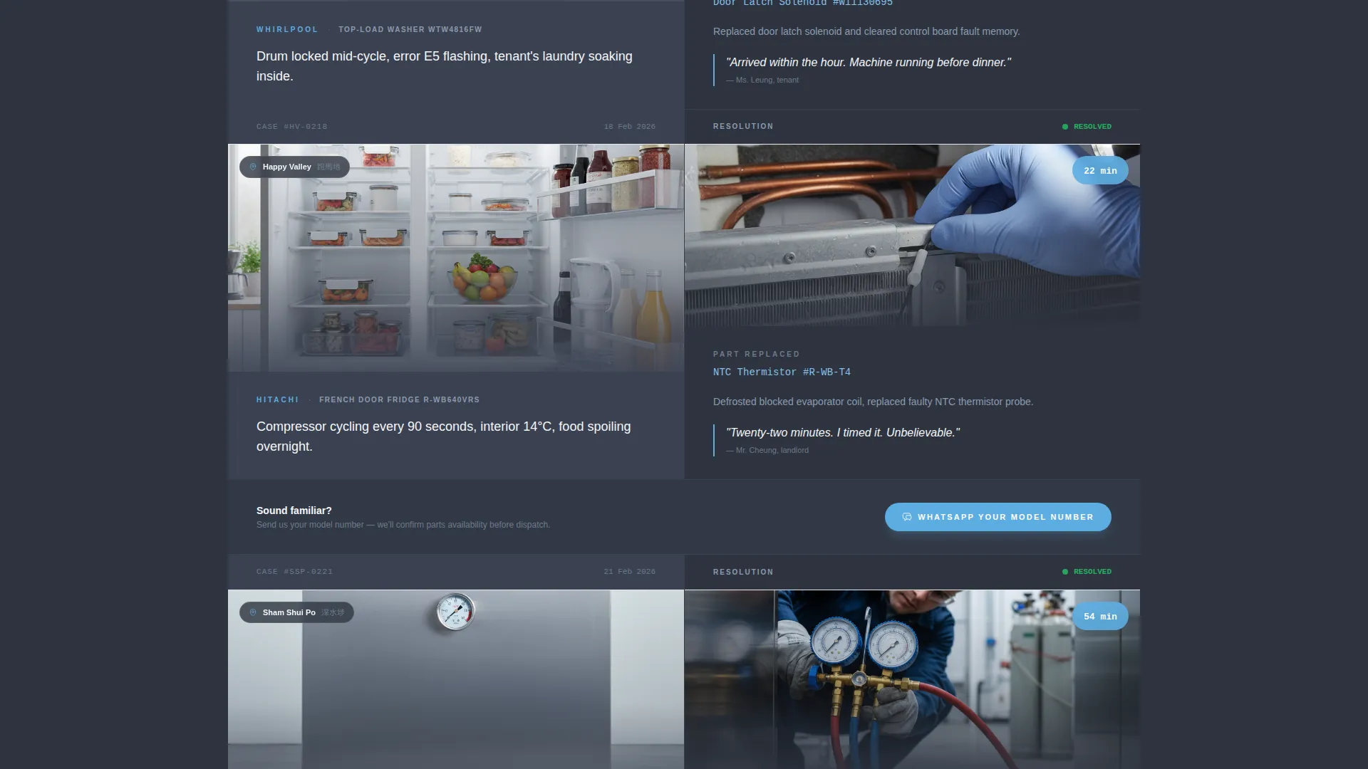 Rapid Appliance | Free Website Template | Rocket