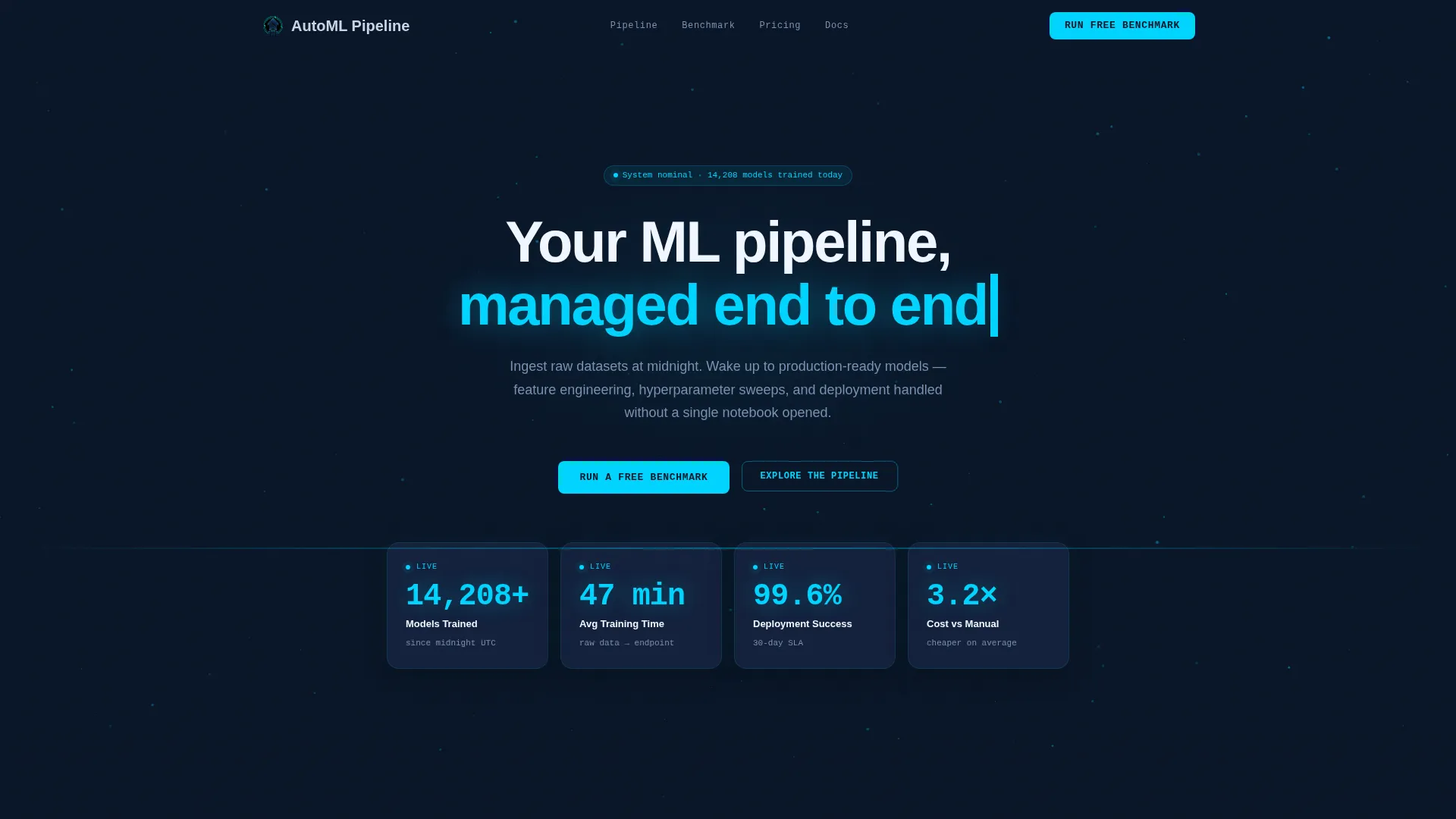 Managed Service Landing Page Template