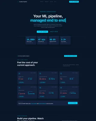 Managed Service Landing Page Template
