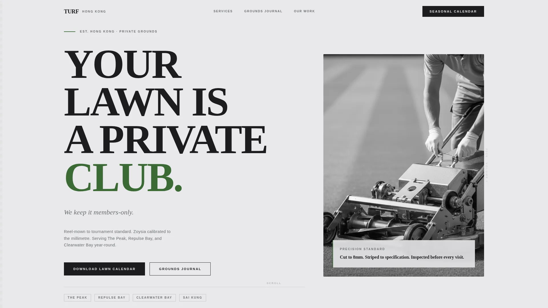 Prestigious Lawncare | Free Website Template | Rocket