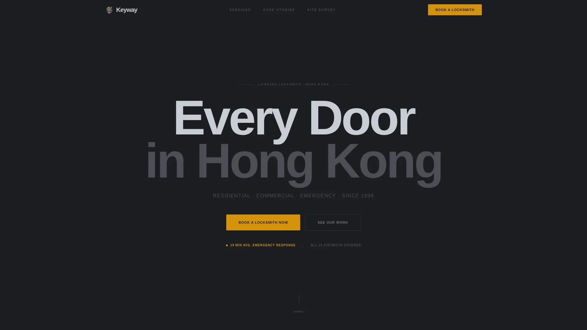 Precision Locksmith | Free Website Template | Rocket