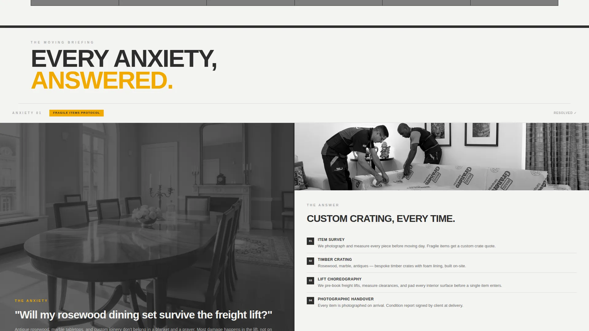 Professional Commercial Movers | Free Website Template | Rocket