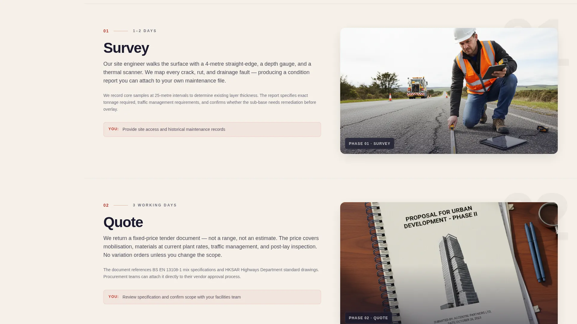 Authoritative Paving | Free Website Template | Rocket