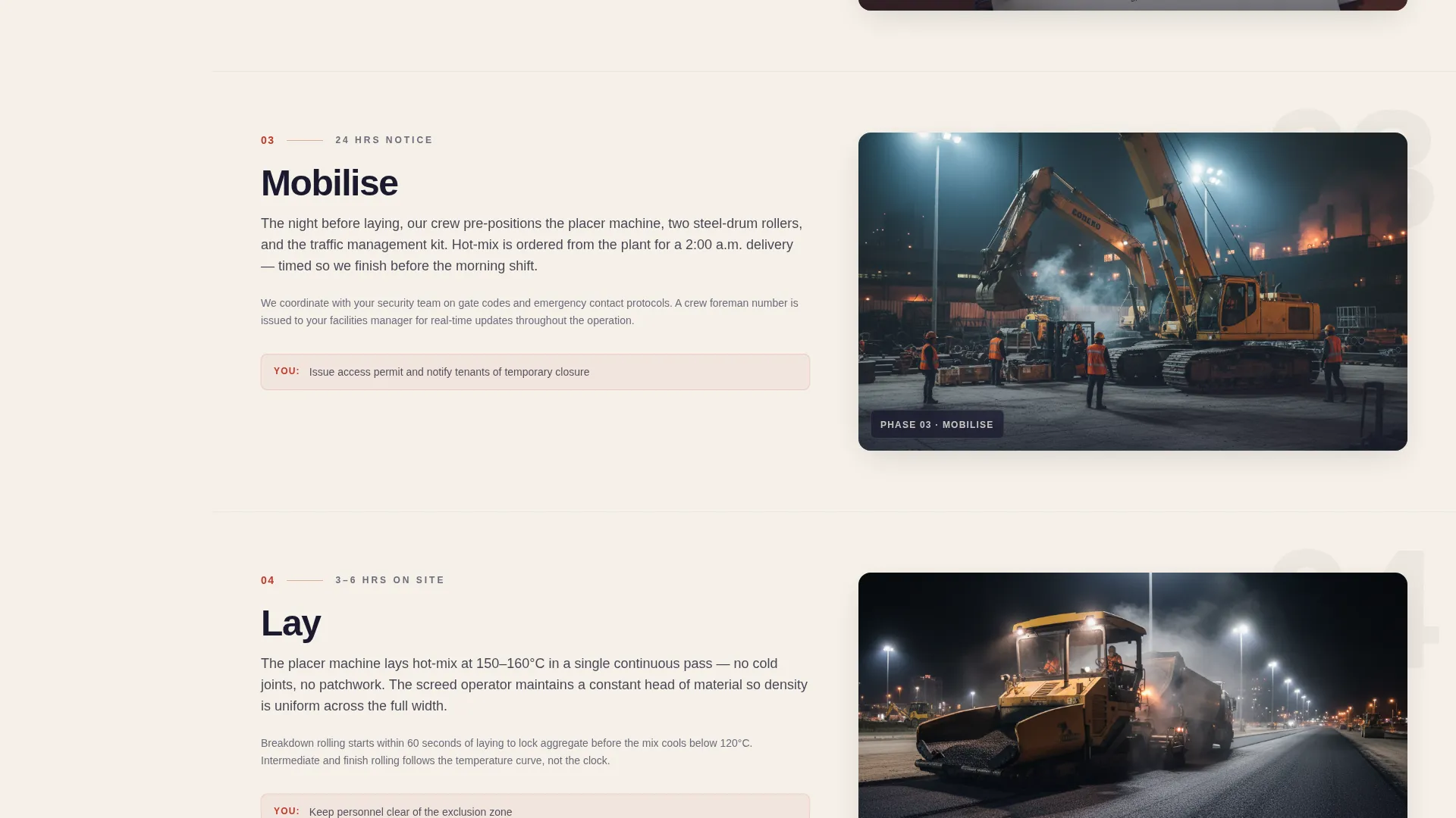 Authoritative Paving | Free Website Template | Rocket