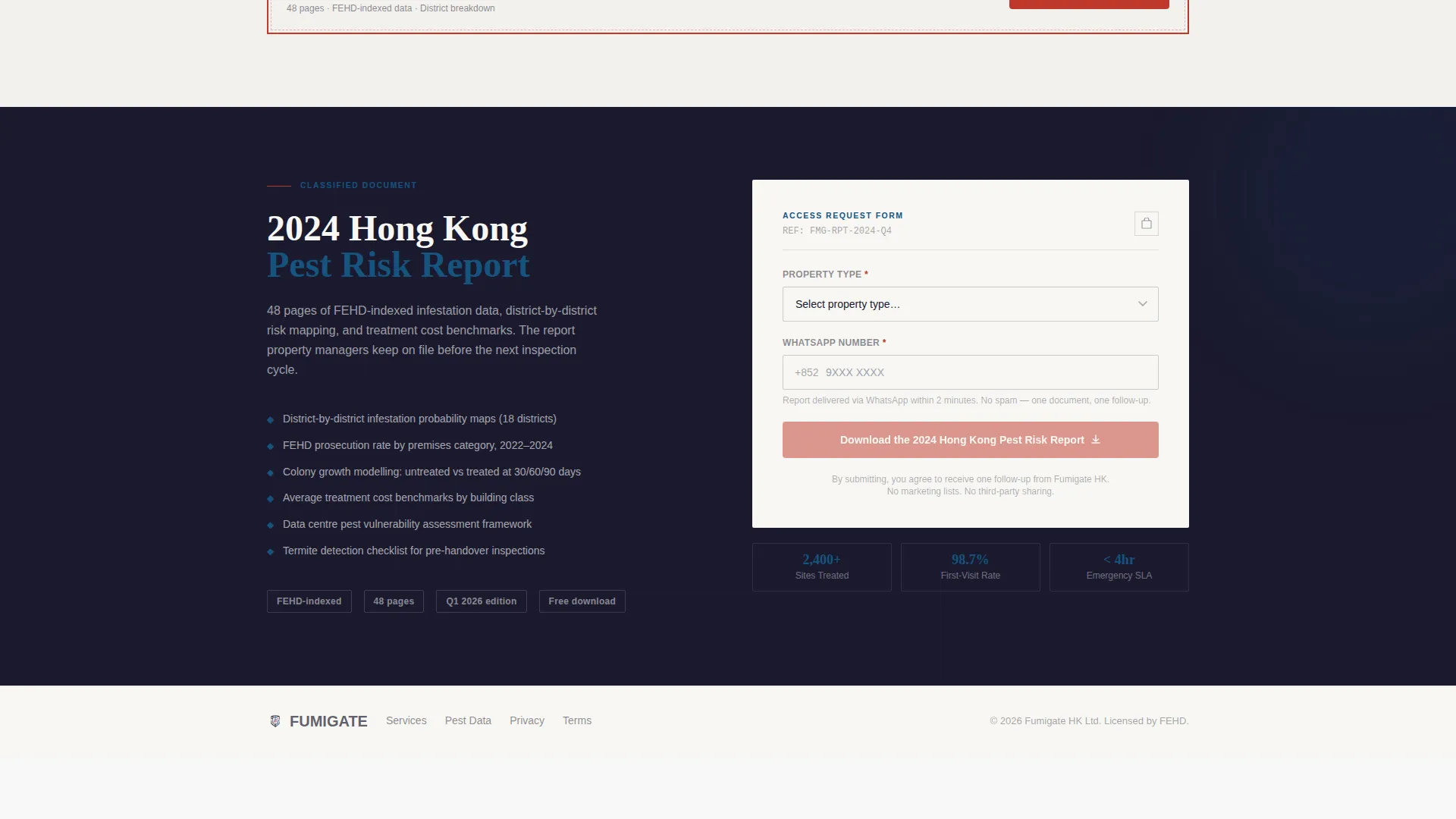 Precision Pestcontrol | Free Website Template | Rocket