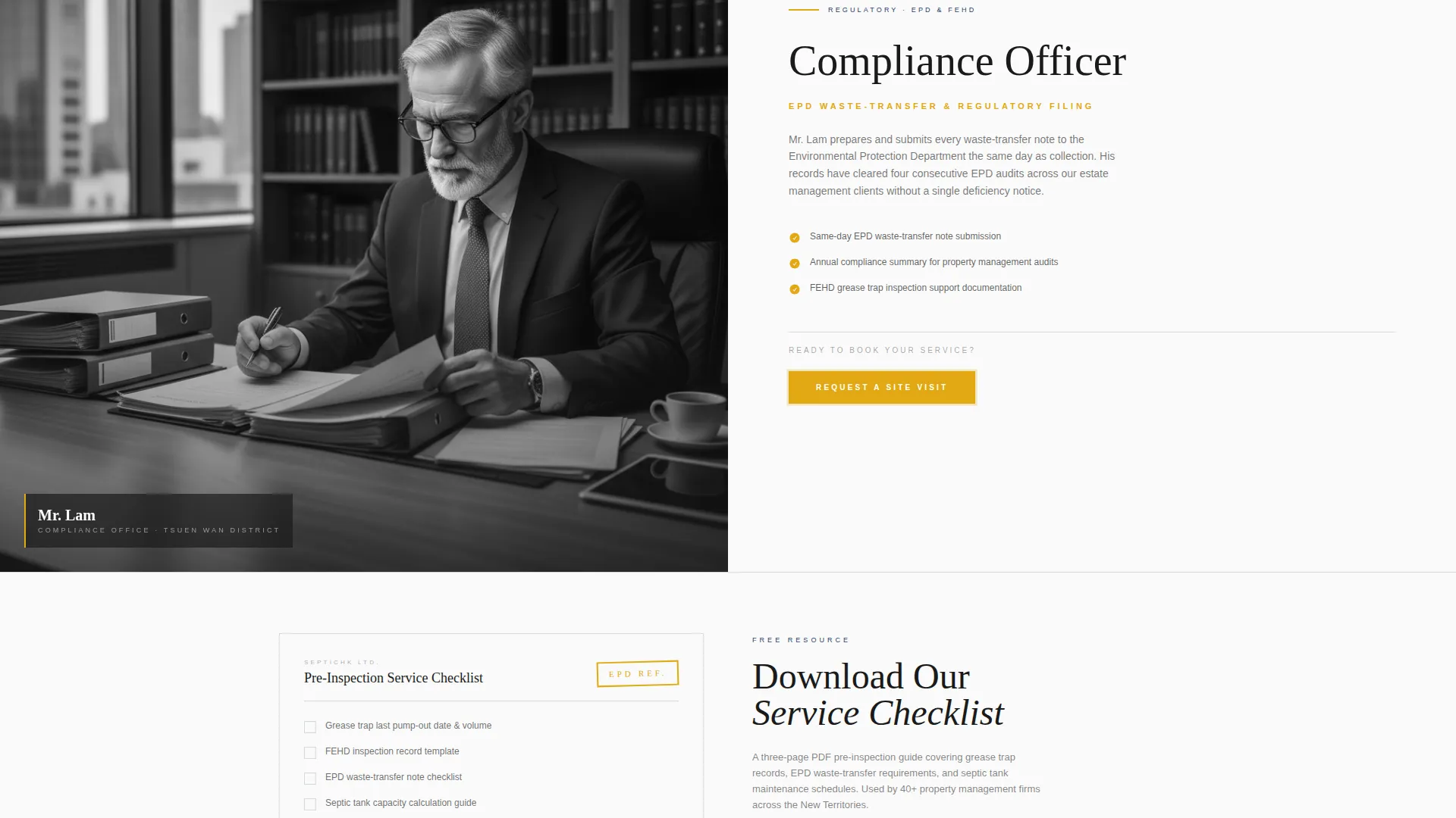 Precision Services | Free Website Template | Rocket