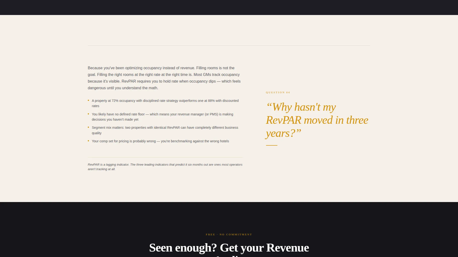 Authoritative Hospitalityconsulting Landing Page Template