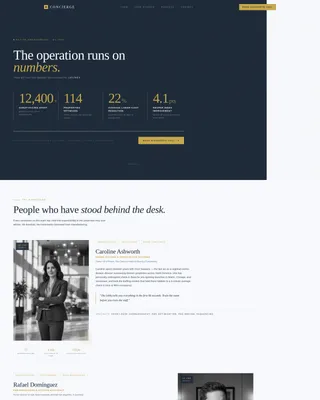 Hospitality Operations Consultant Landing Page
