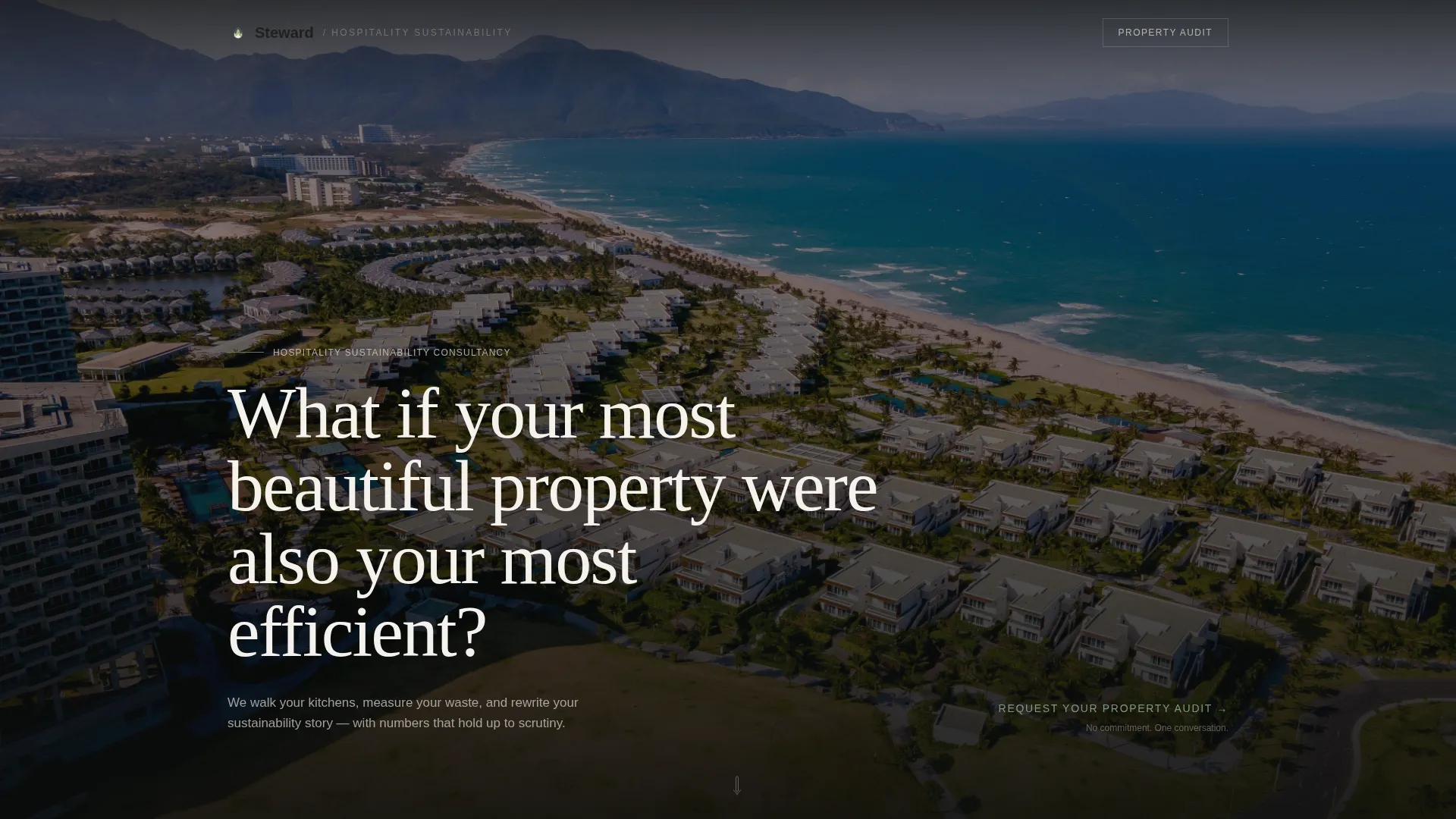 Editorial Landing Page for Hospitality Sustainability Consultants