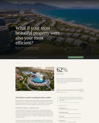 Editorial Landing Page for Hospitality Sustainability Consultants