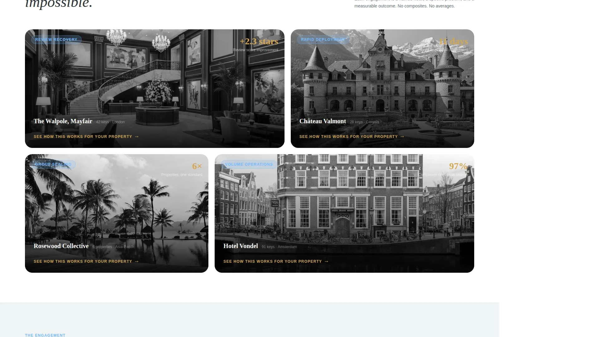 Hotel Services Landing Page Template