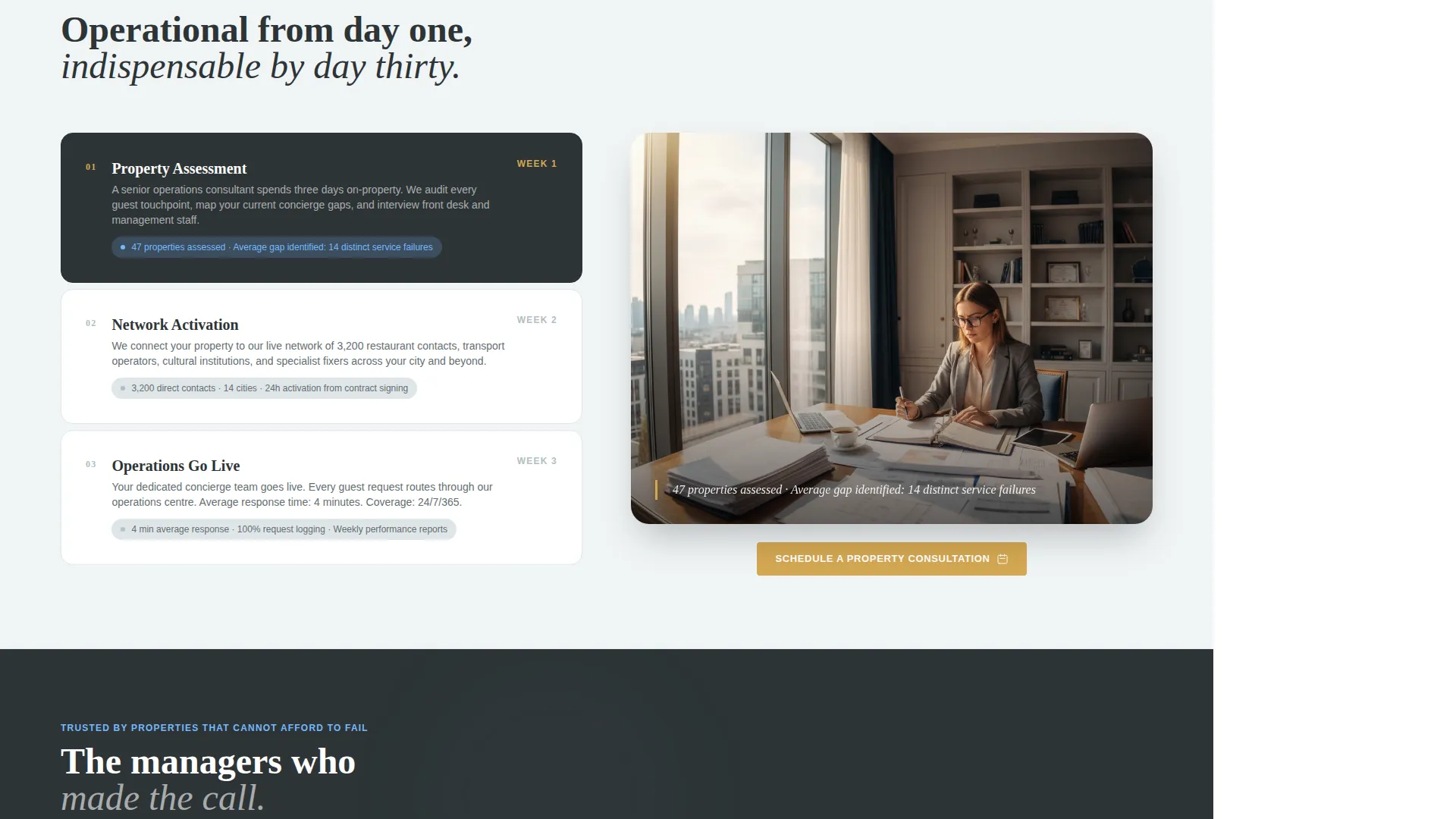 Hotel Services Landing Page Template