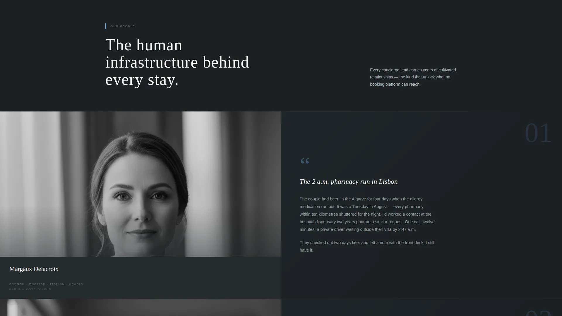 Hotel Concierge Partnership Landing Page Template