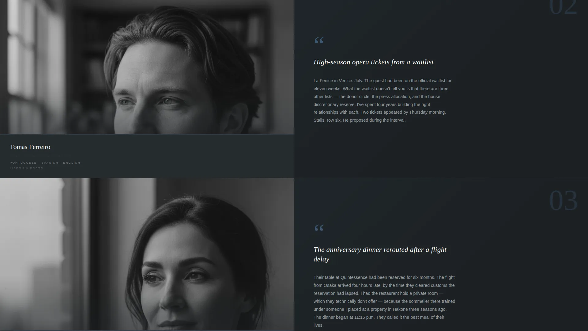 Hotel Concierge Partnership Landing Page Template