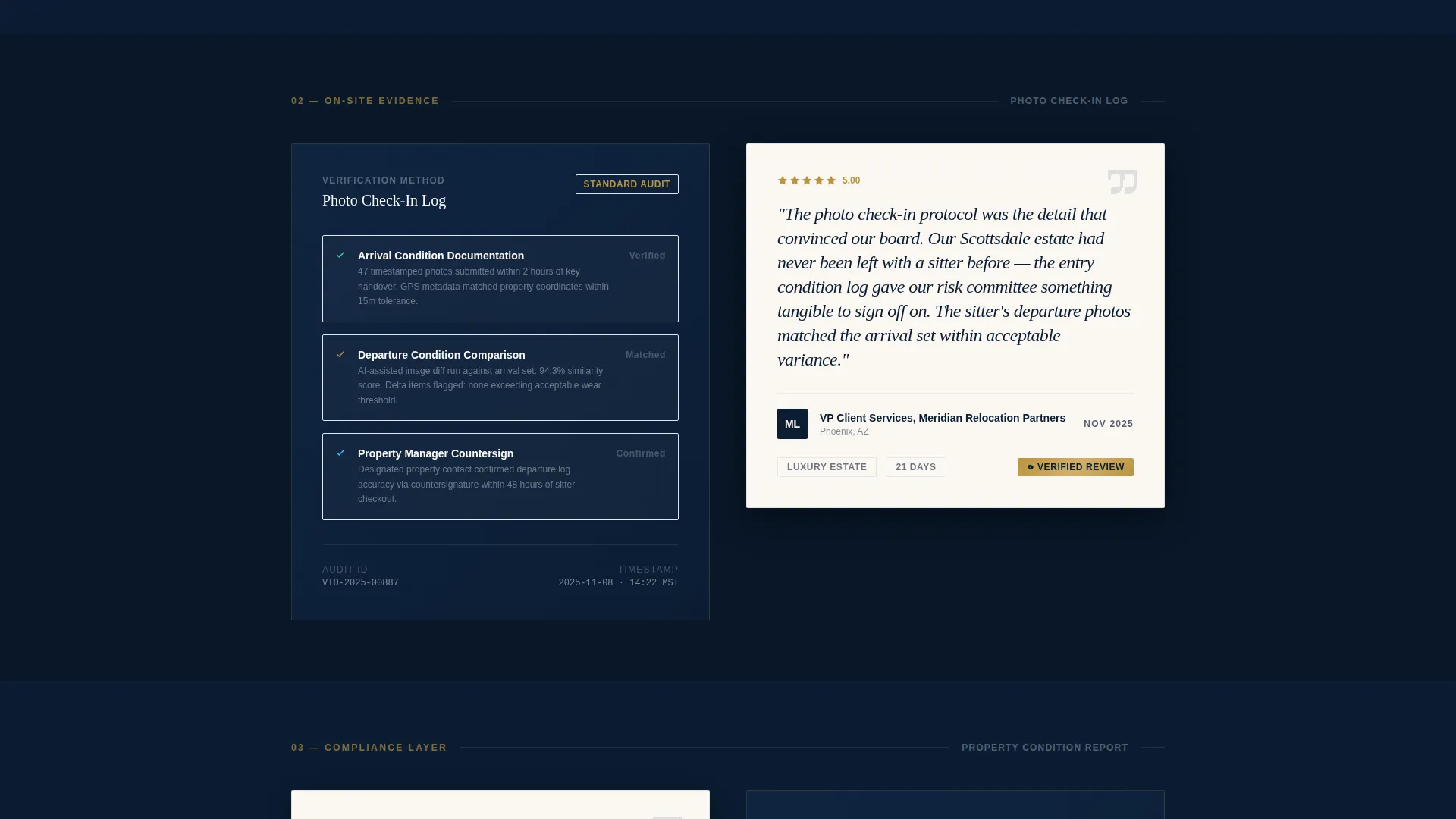 Trusted House Sitter Reviews Landing Page Template