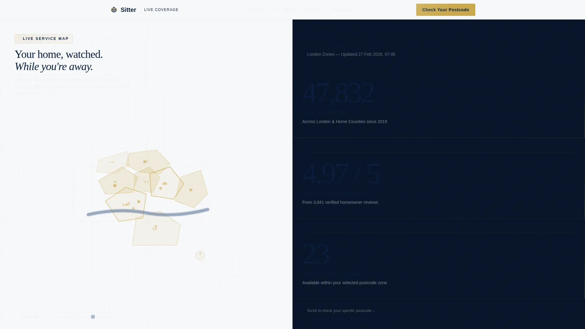 Trusted Housesitting Landing Page Template
