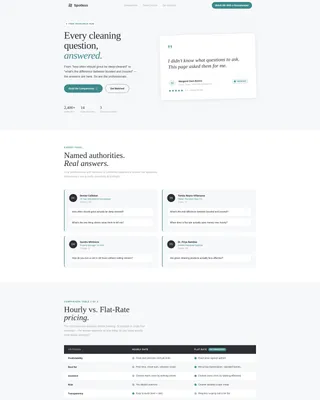 Housekeeper & Maid FAQ Resource Landing Page