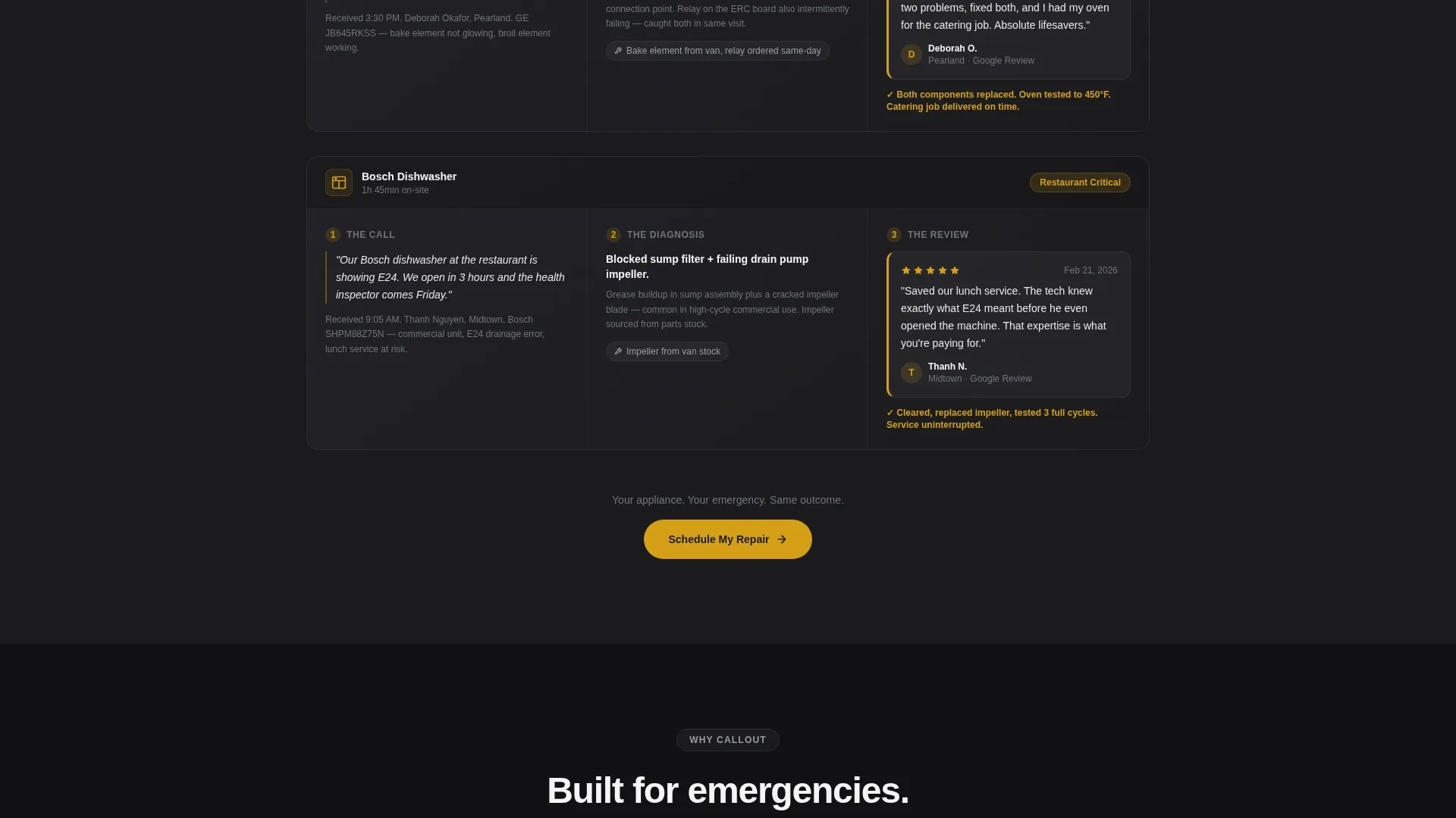 Dependable Appliance Repair | Free Website Template | Rocket