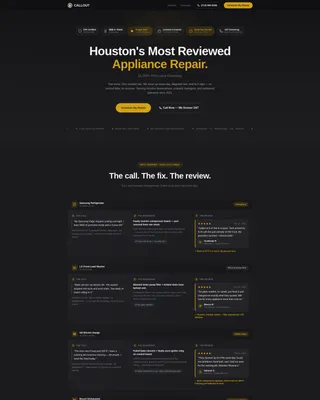 Dependable Appliance Repair | Free Website Template | Rocket