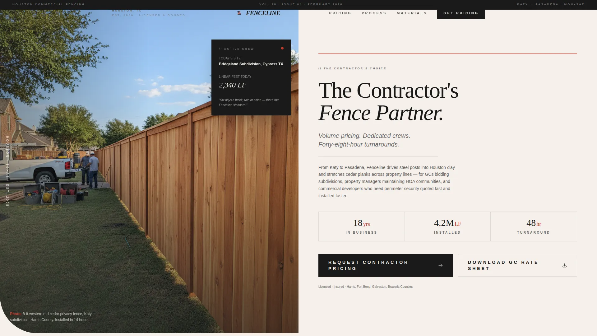 Authoritative Contractor | Free Website Template | Rocket