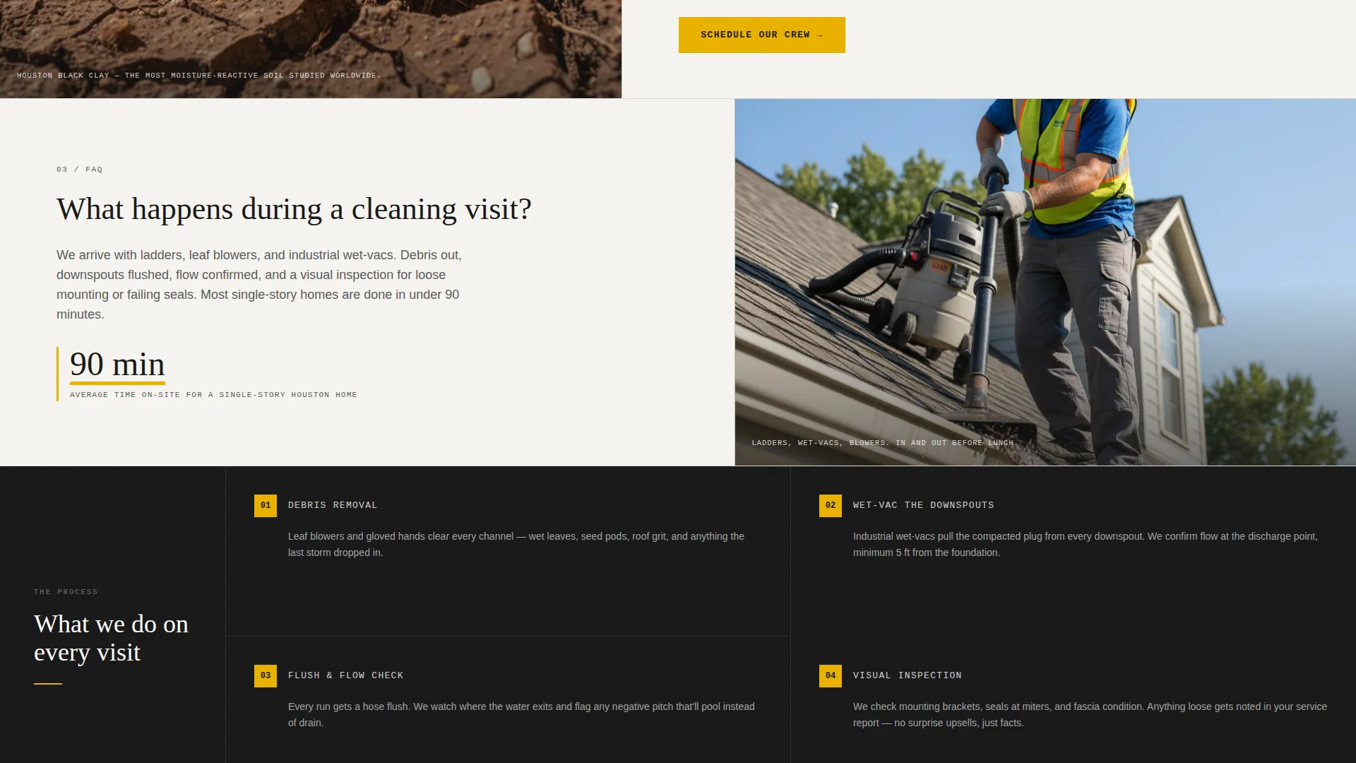 Trusted Guttercleaning | Free Website Template | Rocket