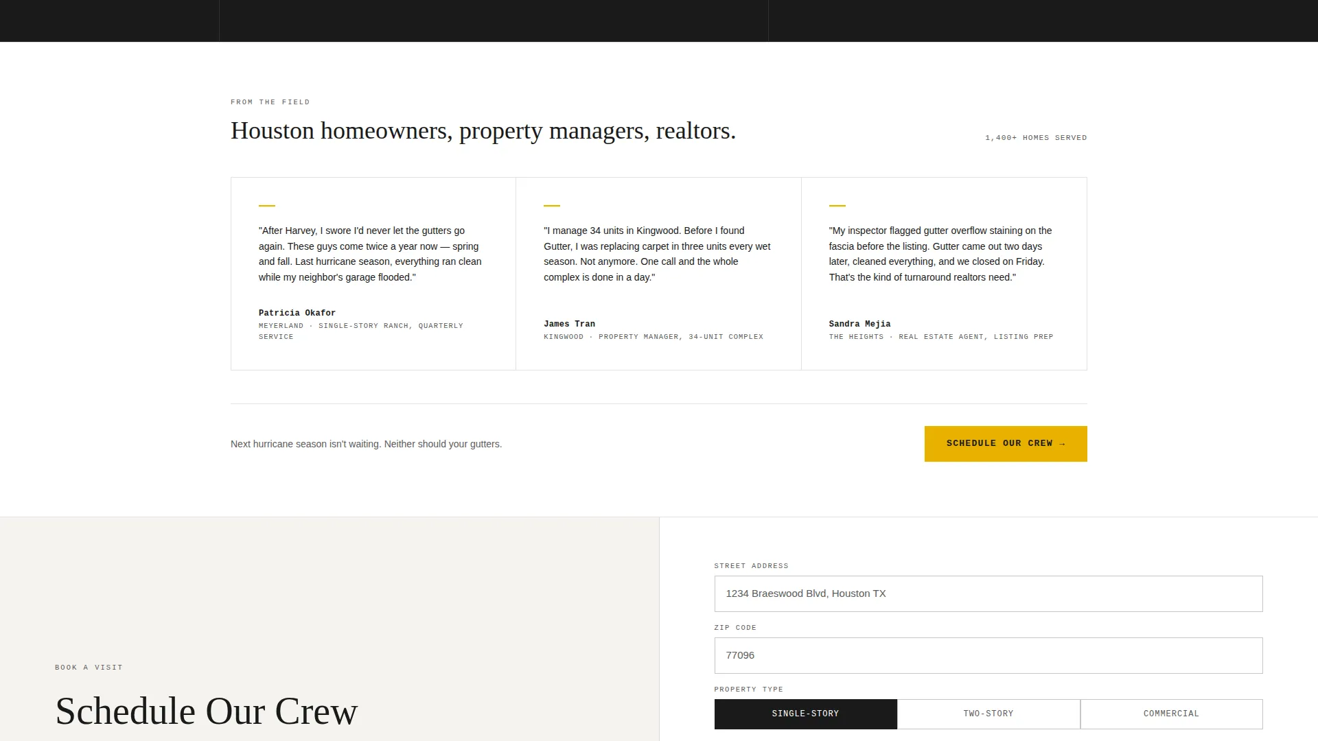 Trusted Guttercleaning | Free Website Template | Rocket