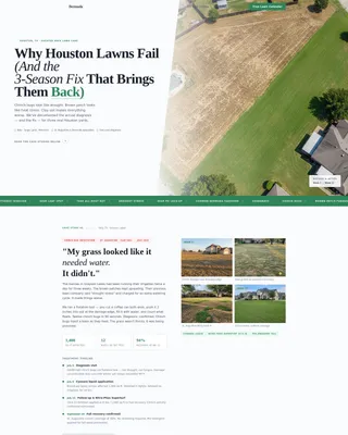 Authoritative Lawncare | Free Website Template | Rocket