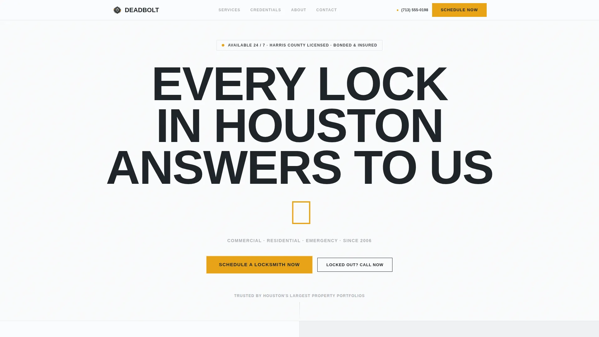 Precision Locksmith | Free Website Template | Rocket