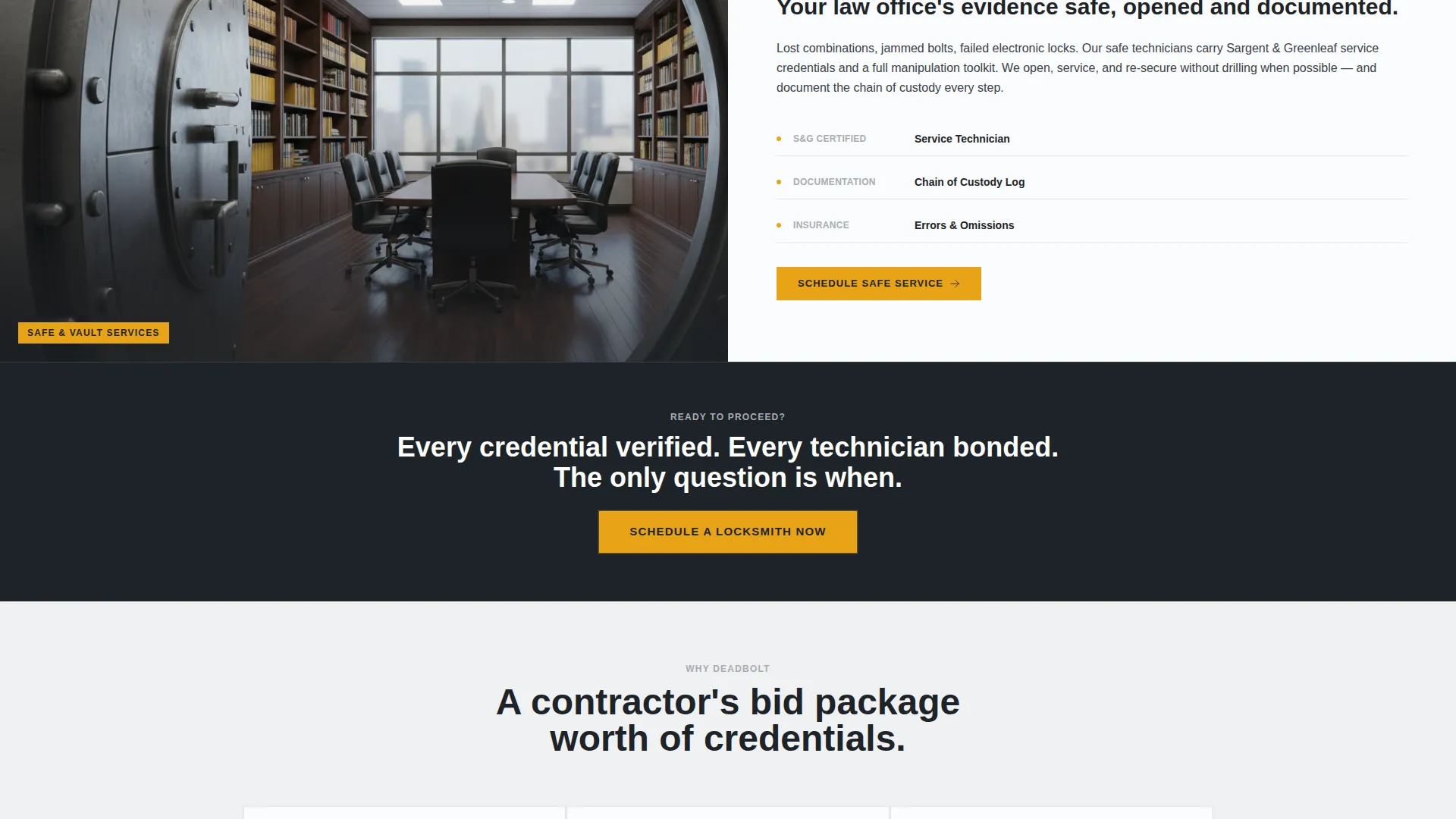 Precision Locksmith | Free Website Template | Rocket