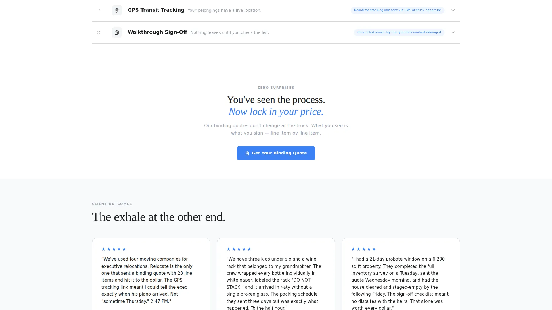 Precision Moving | Free Website Template | Rocket