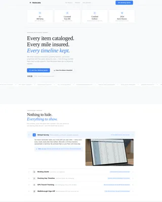Precision Moving | Free Website Template | Rocket