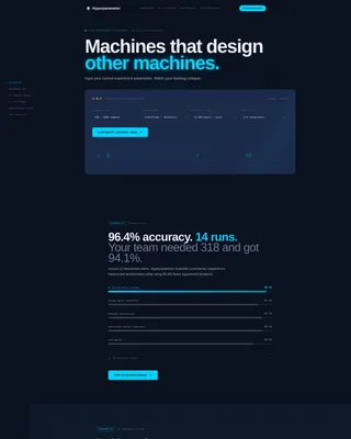 AutoML Landing Page Template for Research Labs