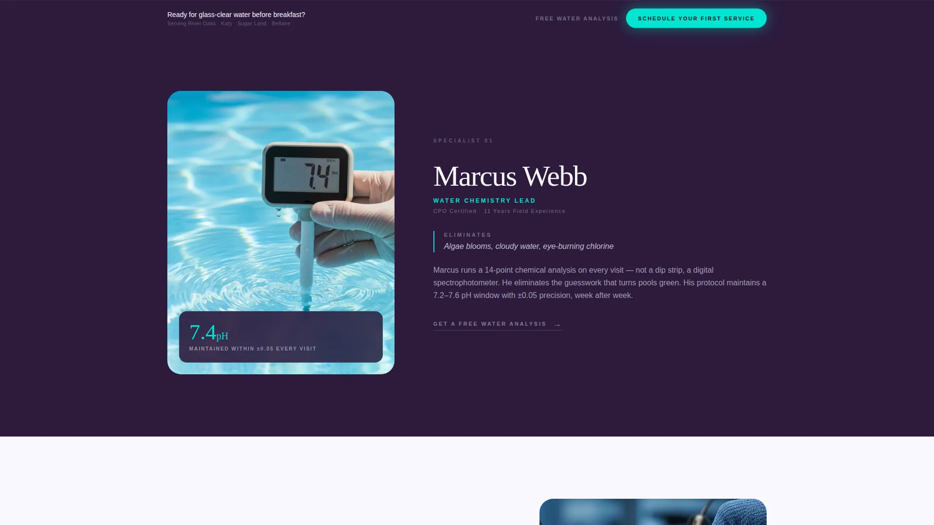 Authoritative Pool Maintenance | Free Website Template | Rocket