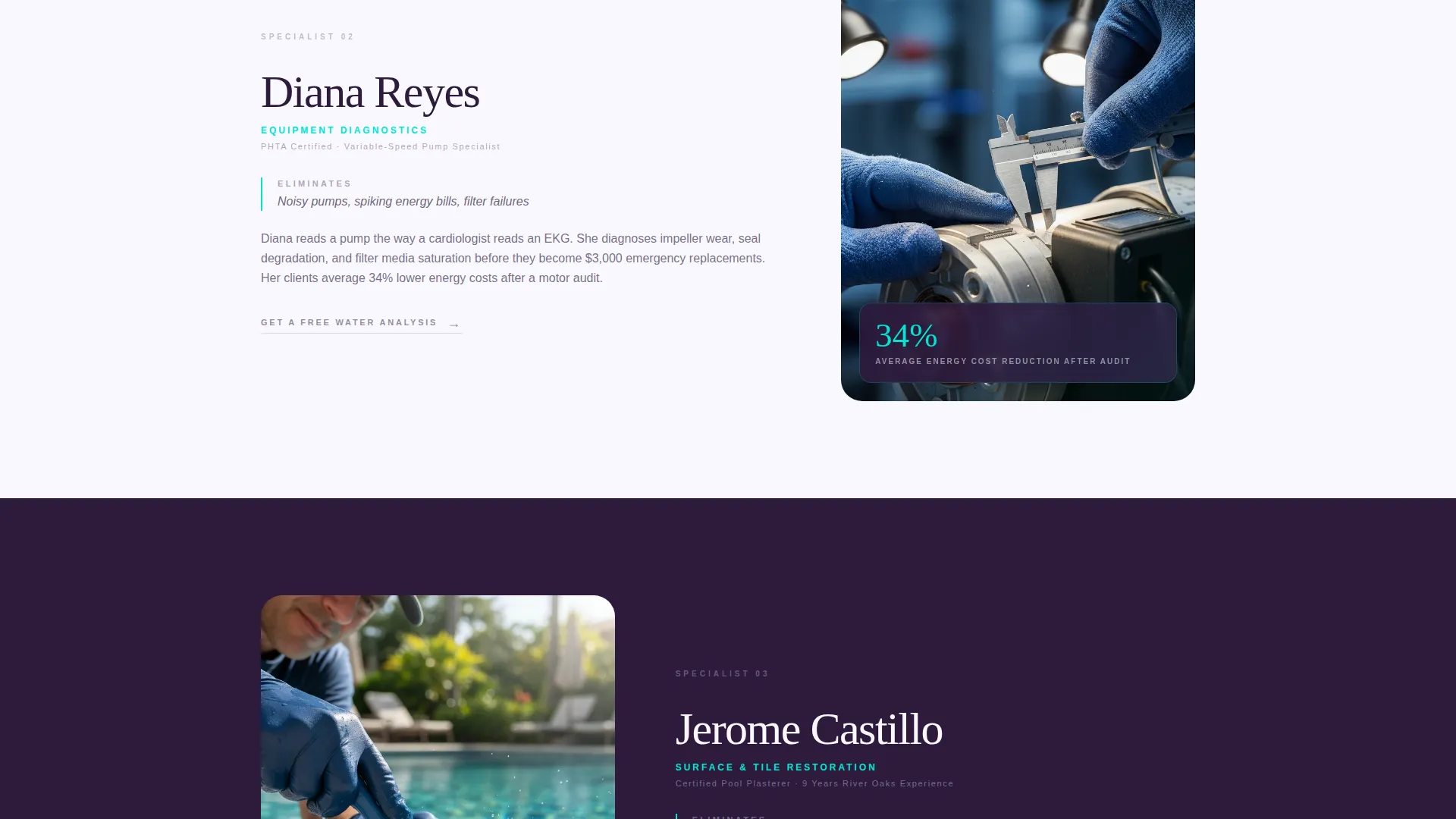 Authoritative Pool Maintenance | Free Website Template | Rocket