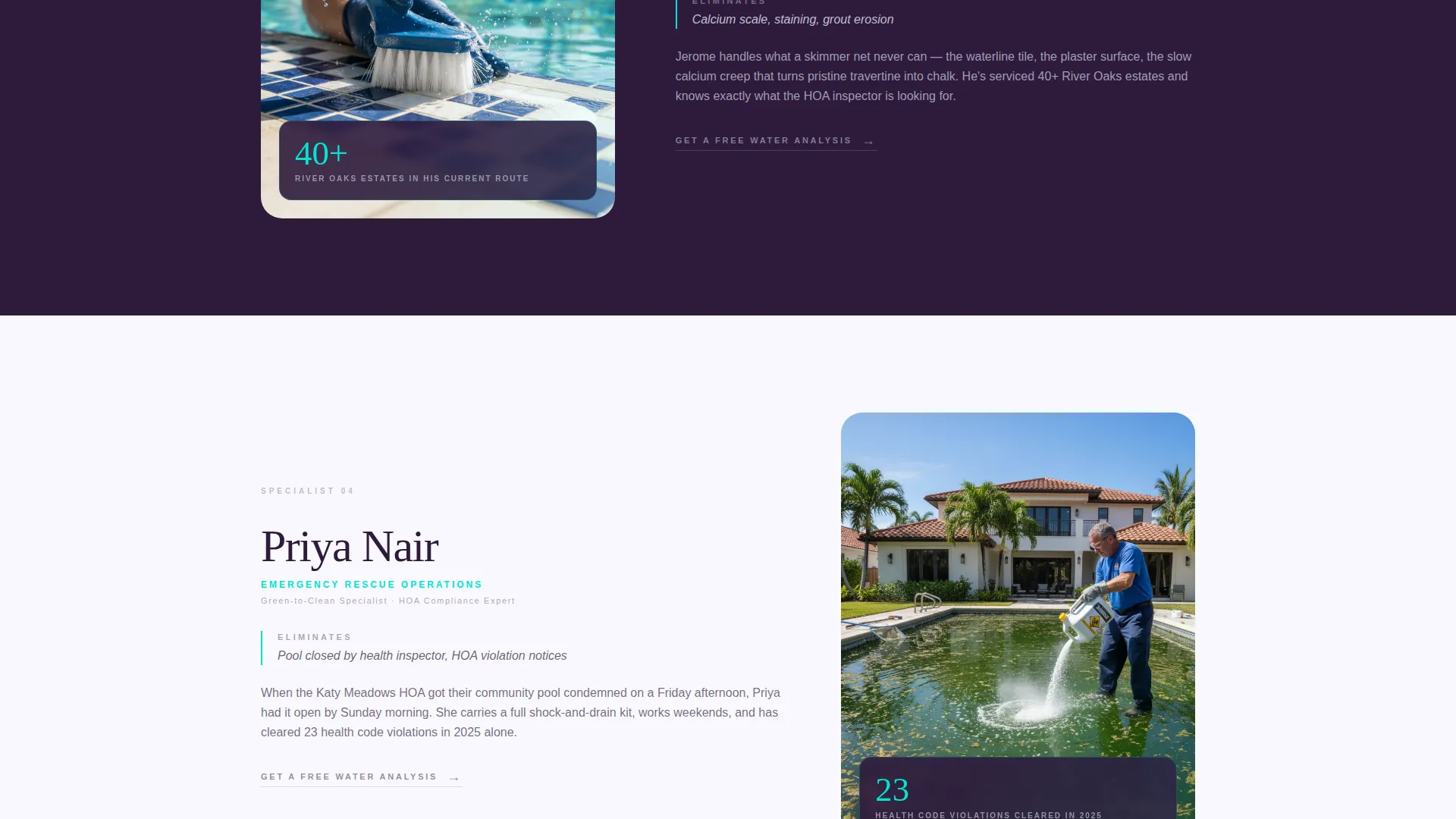 Authoritative Pool Maintenance | Free Website Template | Rocket