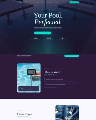 Authoritative Pool Maintenance | Free Website Template | Rocket