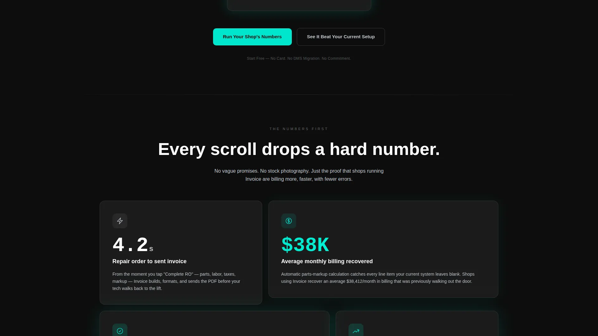 Automotive Invoicing & Billing Landing Page Template