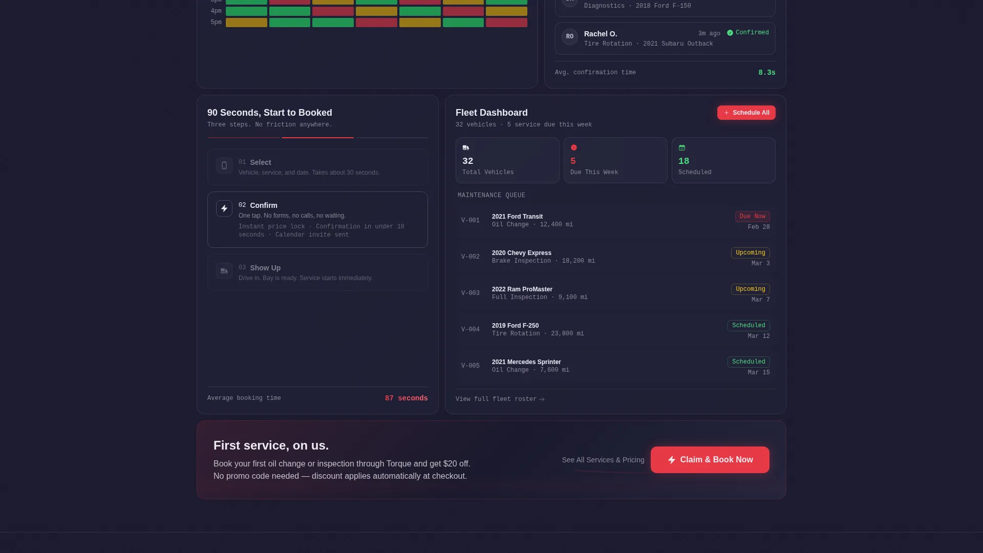 Automotive Digital Presence Booking Website Template