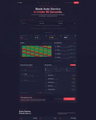 Automotive Digital Presence Booking Website Template