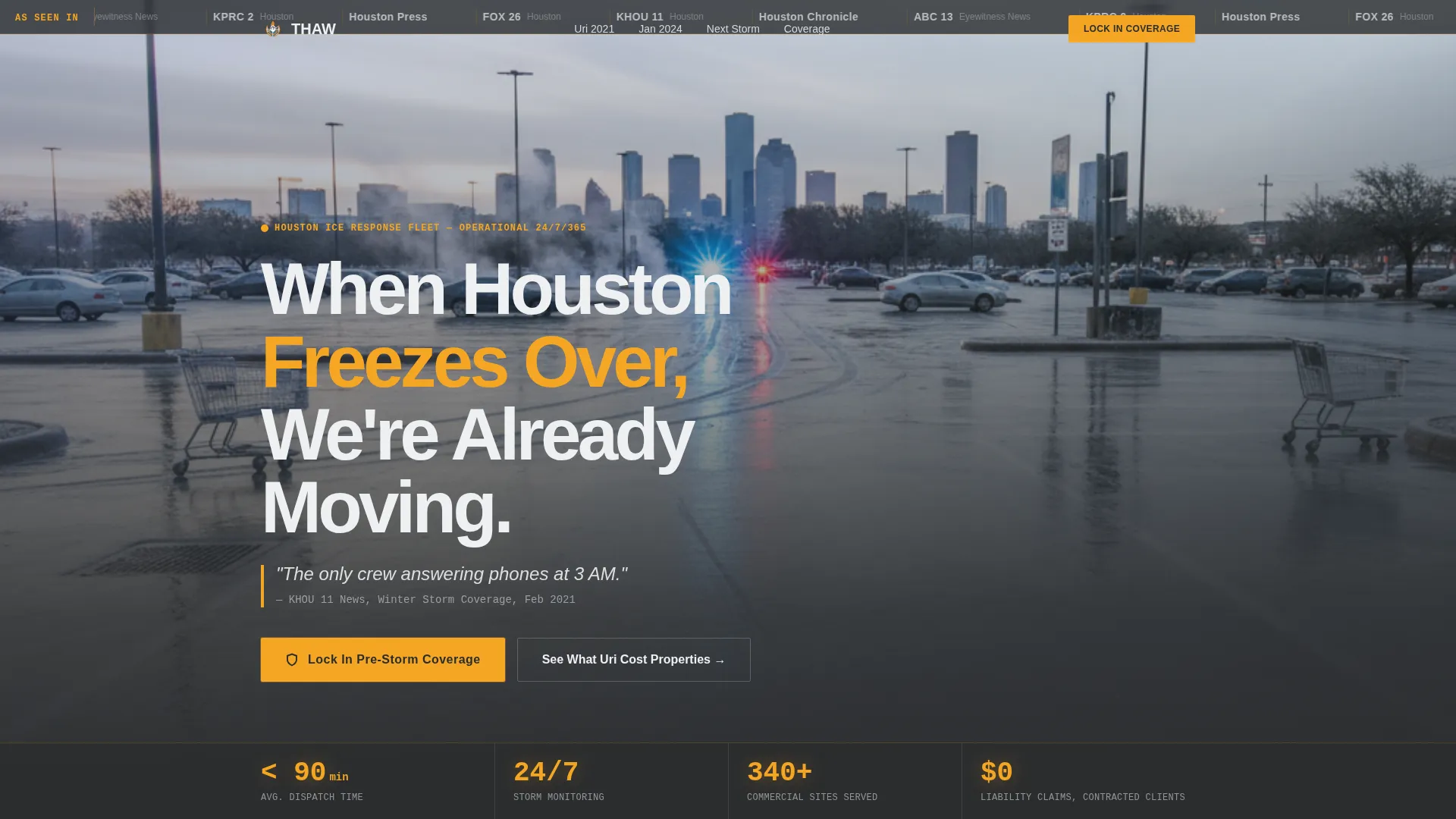 Urgent Snowremoval | Free Website Template | Rocket