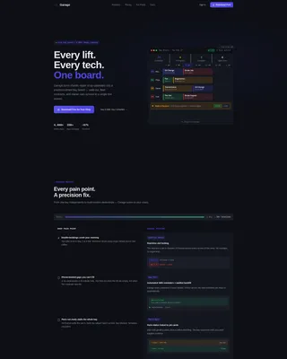 Automotive Booking Software Landing Page Template