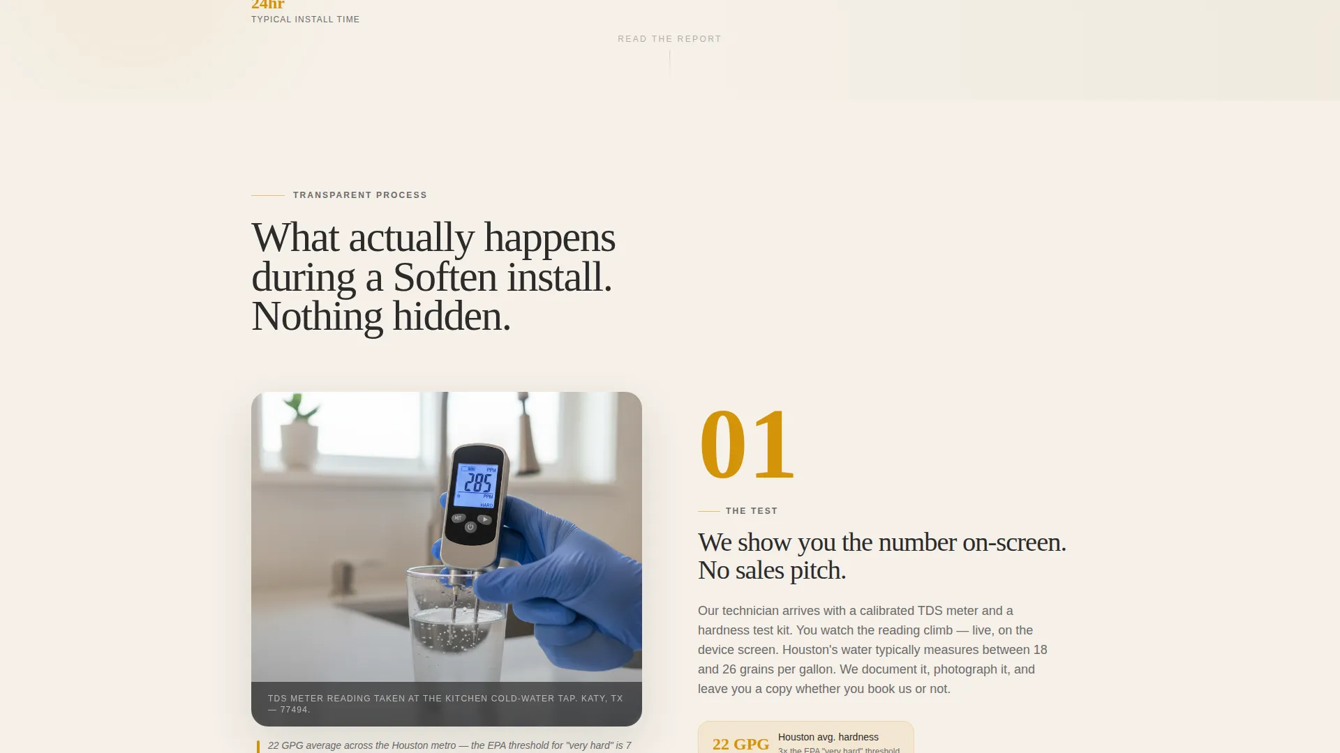 Editorial Watersoftener | Free Website Template | Rocket