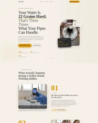 Editorial Watersoftener | Free Website Template | Rocket