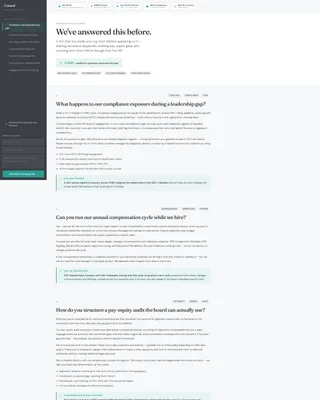 Management Consulting FAQ Website Template