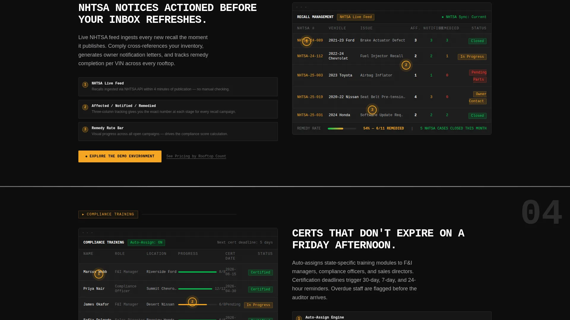 Expert Automotive Landing Page Template