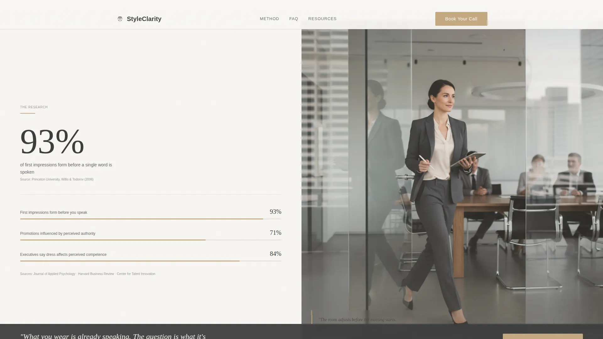 Image Consultant Landing Page Template