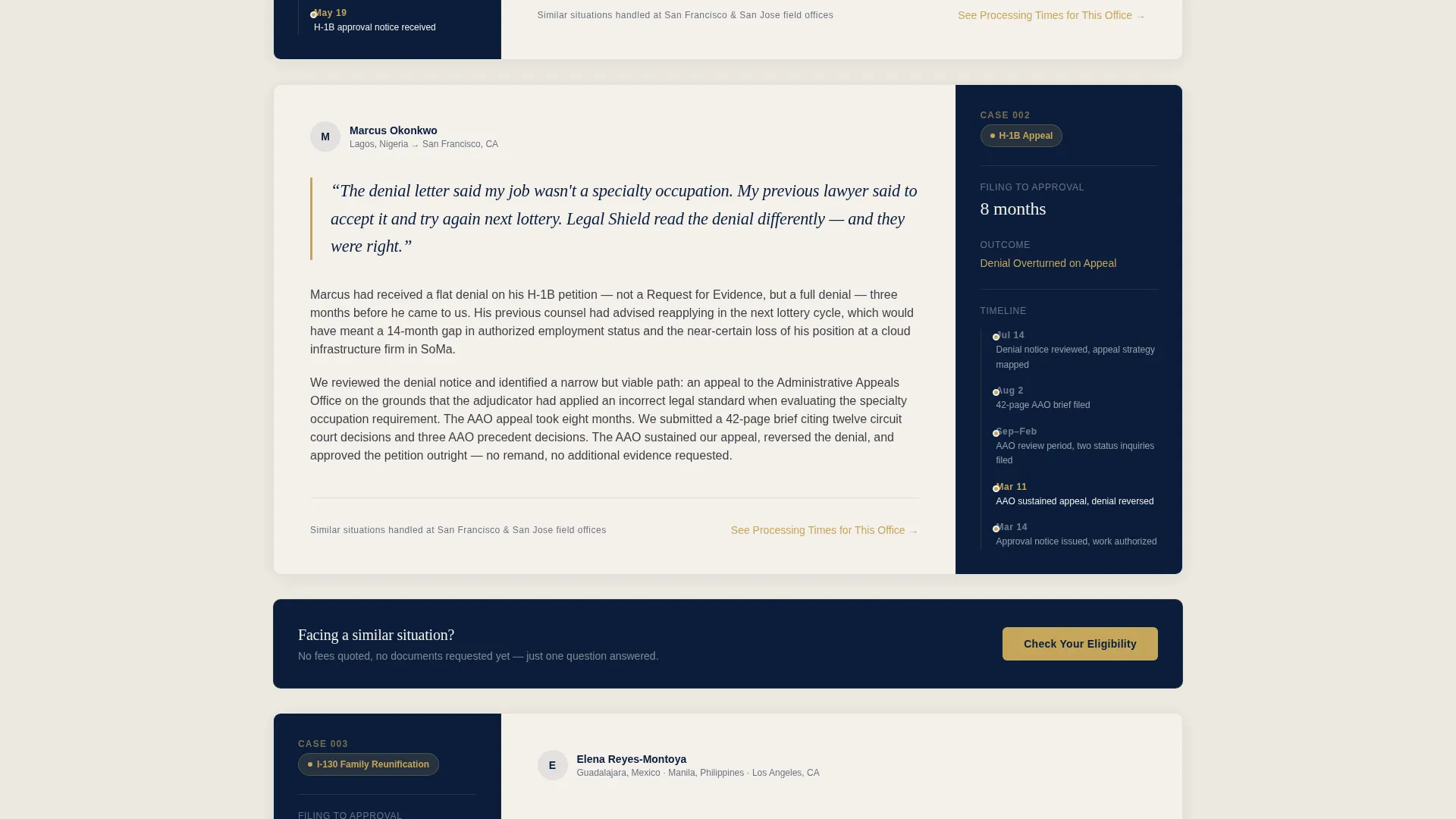 Expert Visa Consulting Landing Page Template