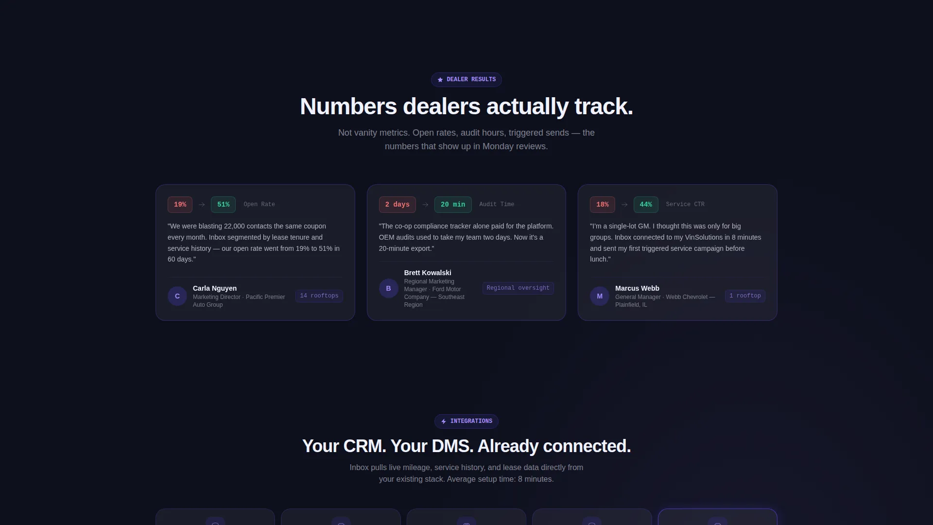 Automotive Email Marketing Landing Page Template