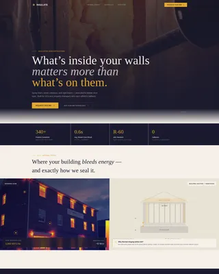 Insulation Installer Landing Page Template